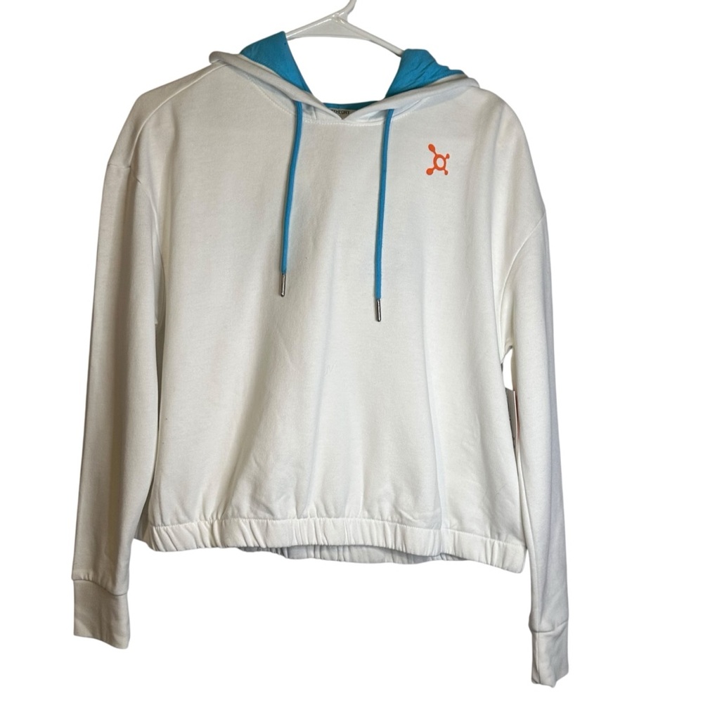 Orangetheory Fitness Crop Cinch Hoodie Sweatshirt All About That Base S NWT